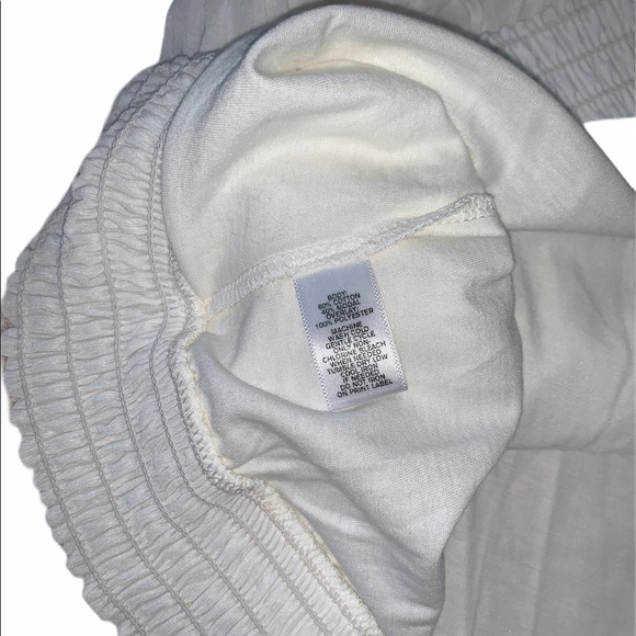 Ann Taylor LOFT Pleated Tank Top, White, Size M - Picture 3 of 4